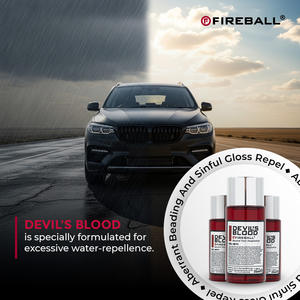 Revêtement céramique Fireball Devils Blood SiO2 105ml (3 flacons de 35ml) Durabilité 3 ans Finition brillante haute réflectivité - Product Image 4