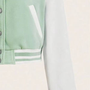 Chaquetas cortas de moda en todos los colores, tallas grandes, transpirables, para mujer, estilo universitario, en venta online a bajo precio. - Product Image 6