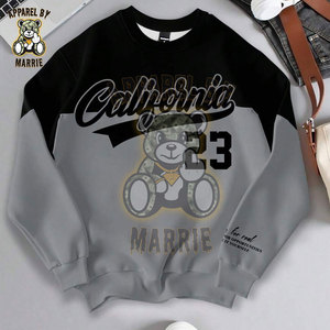 Sudadera de Algodón Personalizada OEM para Hombre, Sudadera de Cuello Redondo con Logotipo Personalizado, Corte Regular, Etiqueta Privada - Product Image 5