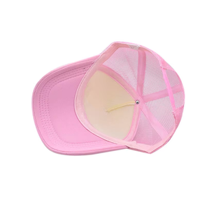 Gorra de béisbol de malla deportiva estampada de moda al por mayor 2026 - Gorra unisex ajustable 100% poliéster personalizada para playa y exteriores - Product Image 4