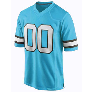 Camiseta de Fútbol Azul Cielo Personalizada, Uniforme de Equipo Sublimado, Camiseta Deportiva de Poliéster que Absorbe la Humedad, Ropa Deportiva OEM ODM - Product Image 5