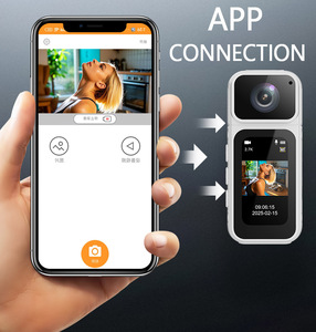 Caméra miniature intelligente S80 avec objectif plat 2.7K, rotation à 180°, contrôle par application WiFi, mini enregistreur vidéo - Product Image 2
