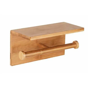 Wood <b>Toilet</b> Paper <b>Roll</b> <b>Holder</b> Storage Function Lowest Prices Dual <b>Roll</b> Stand Household <b>Wall</b>-<b>Mounted</b> <b>Toilet</b> Rack - Product Image 1