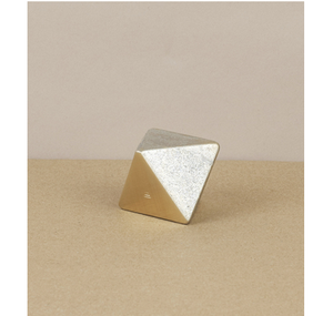 Presse-papiers ronds en laiton plaqué or, accessoires de bureau antidérapants, design minimaliste, décoration de bureau, 4 pièces - Product Image 2