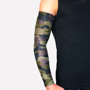 Manchon de cyclisme camouflage pour homme, anti-UV, en Spandex et Polyester, protection solaire pour sports de plein air - Product Image 1
