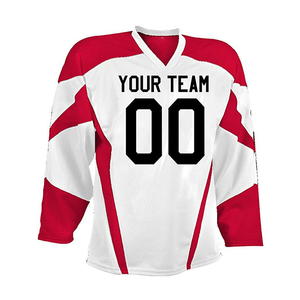 Wholesale Custom <b>Long</b> Sleeves Fleece Ice Hockey Hoodie Jersey Polyester Fabric Sublimation Ice Hoodies Hockey Uniform 280g - Product Image 5