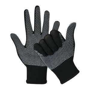 Guantes de Seguridad Personalizables con Recubrimiento de Puntos de PVC, Tejido de Poliéster sin Costuras, 7G 13G, Longitud Estándar para la Muñeca, Guantes con Agarre - Product Image 3