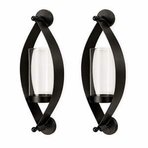 Applique Murale en Verre et Métal Noir, Cadre Circulaire, Design Minimaliste, Fixation Sécurisée, Lumière Chaude, Décoration Intérieure Élégante – Meilleure Vente - Product Image 3