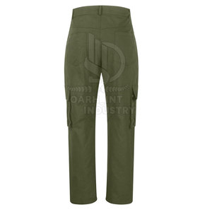 Pantalones Cargo Casuales de Hombre, Corte Slim Fit, 100% Algodón, Corte Recto, Cintura Media, Lavado Claro, Transpirables, Ecológicos, Servicio OEM - Product Image 6
