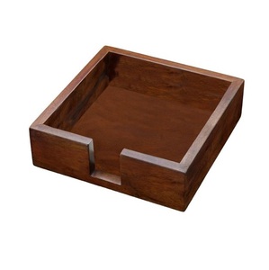 Soporte de Madera para Cajas de Pañuelos, Diseño Moderno, Ecológico, Duradero, Hecho a Mano, Multiusos, para Cocina y Baño - Product Image 2