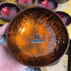 Cuencos Ecológicos de Coco Pulido Estilo Vintage al por Mayor Hechos a Mano de Vietnam, Vajilla para Tiendas y Souvenirs - Product Image 1