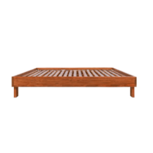 Base de cama de material duradero, tamaño Queen, modelo BD-23, hecha de madera de teca maciza de Indonesia. - Product Image 3