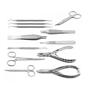 Professional Podiatry Chiropody Ingrown Toenail Surgical Kit for Nail <b>Correction</b> and Foot Care Tools Set - Product Image 1
