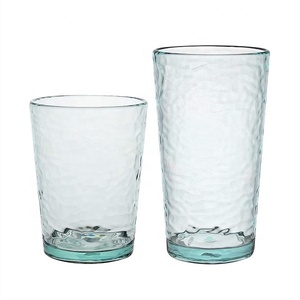 Vasos de agua de plástico acrílico colorido-Diseño moderno portátil para uso en fiestas en interiores/exteriores - Product Image 5
