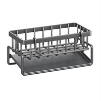 Organisateur de comptoir de cuisine avec système de séchage de vaisselle multifonctionnel à double niveau en acier inoxydable, finition moderne et élégante
