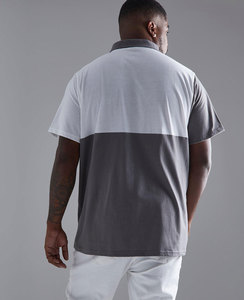 เสื้อโปโลระบายอากาศคอโปโลแขนสั้นทรงสลิมฟิตสำหรับผู้ชายแฟชั่นฤดูร้อน - Product Image 2