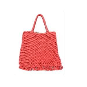 Bolso de Mano de Macramé, Ideal para Compras, Uso Diario, Casual, Plegable, de Viaje, Colorido, al Precio Más Bajo - Product Image 4