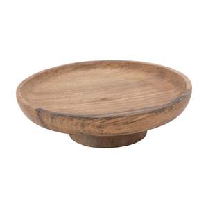 Wooden <b>Cake</b> <b>Stand</b> with <b>Glass</b> Dome Lid Non-Toxic Eco-Friendly Handmade Round Shape Dishwasher Safe - Product Image 6