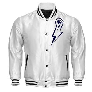 Blouson de Baseball personalisé pour femmes, vente en gros, avec poches, nouveau Style, prix le plus vendu - Product Image 1