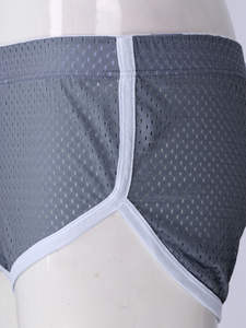 Short de sport en maille pour garçons et hommes, idéal pour la gym, le jogging, l'entraînement, la course, le fitness, le basketball, la plage, coupe ample, couleur unie rose vif - Product Image 5