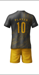 Uniforme de Fútbol Personalizado para Hombre, Conjunto Premium 100% Poliéster, Sublimado, con Rayas, Corte Regular, Cuello Redondo, Manga Corta, Transpirable - Product Image 3