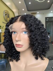 Perruque Eurasienne Bouclée HD Perruque de Luxe en Dentelle 100% Extension de Cheveux Humains Vietnamiens Trame Unique Avec Dentelle Transparente - Product Image 5