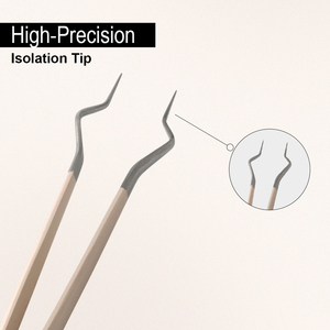 แหนบปลายขนตาปลอมสำหรับการต่อขนตาแหนบปลายไฟเบอร์ ISO Pro - Product Image 2