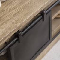 Meuble TV Vandana Cresta Sereno en bois de manguier brossé et métal, 160 cm