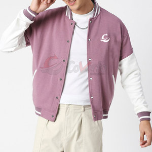 Chaqueta Letterman Moderna para Hombre que Ofrece Comodidad Duradera y un Estilo Invernal Elegante, con Mangas Blancas y Logotipo - Product Image 4
