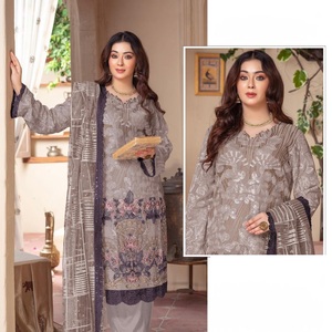 Catálogo de Exportadores de Trajes Pakistaníes de Chifón de Diseño en Colores de Excelente Calidad - Product Image 3