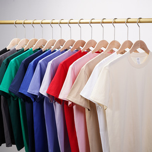 เสื้อยืดคอตตอน 100% สำหรับผู้ชาย แบบเรียบ ไม่มีลาย สกรีนโลโก้ได้ รับผลิตเสื้อยืดขายส่ง OEM พร้อมสกรีนโลโก้ตามแบบ - Product Image 3