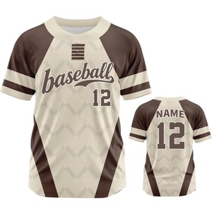 Camiseta Deportiva Personalizada de Béisbol, Uniforme de Equipo de Manga Corta con Cierre Personalizado para Entrenamiento - Product Image 4