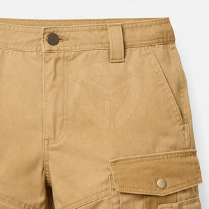 Pantalons cargo Ripstop pour hommes ELIVEERA ENTERPRISES, 100% polyester, tactiques, multi-poches, pour l'extérieur, doublure en polaire, devant plissé - Product Image 6