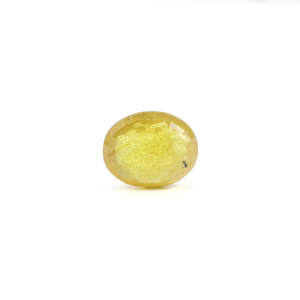 5.55 Carat Oval Cut Yellow Sapphire Loose Gemstone for Fine Jewelry - Product Image 2
