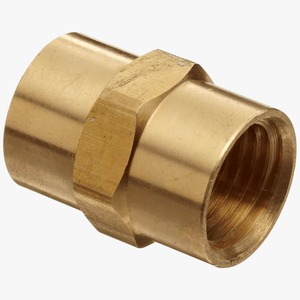 Raccord en laiton massif au design unique avec raccords filetés pour un système hydraulique et de canalisations sécurisés et étanches, disponible à la vente - Product Image 4