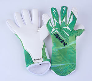 Hot Sale Professional Goalkeeper <b>Gloves</b> Latex Palm Knitted Nylon Football Soccer Goalie <b>Gloves</b> - Product Image 1