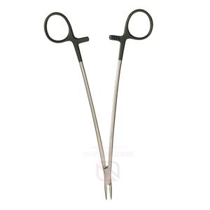Pinza Portaagujas Debakey de Precisión de 8 Pulgadas, de Acero Inoxidable con Recubrimiento Negro, Mango Anular, Certificación CE, Herramienta Quirúrgica para Sutura - Product Image 6