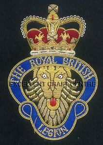 THE ROYAL BRITISH LEGION High Quality Lace Embroidered Patch <b>Sew</b>-On Fabric Badge Circular Luxury Design for Garment - Product Image 6