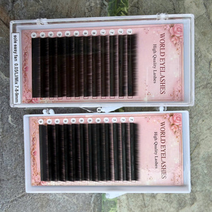 Pestañas Mate Individuales, Extensiones de Pestañas de Cachemira, Bandeja de Pestañas de Volumen, Extensiones de Pestañas Fáciles de Abanicar, Extensiones Rusas - Product Image 3
