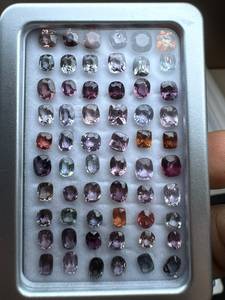 Lote de 35CT de Espinela Natural Multicolor de Calidad Superior AAA, Formas Mixtas, Sueltas, Facetadas, con Juego de Color/Fuego, para Fabricación de Joyas de Birmania - Product Image 3