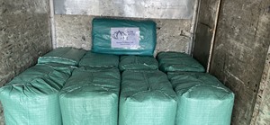 Vente en gros de feuilles de rotin naturel écologique à tissage diagonal, motif carré Lotus bleu personnalisé, pour meubles et portes d'armoires - Product Image 3