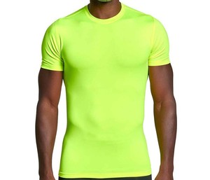 Nouveautés : Vêtements de sport, vêtements de gym, t-shirts de compression, meilleurs t-shirts thermiques à manches courtes, séchage rapide, haut en polyester tricoté sur mesure - Product Image 4