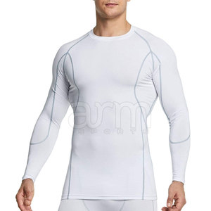 Rashguard pour homme, dernier design, best-seller, en spandex et polyester, pour entraînement, en vente en ligne - Product Image 3