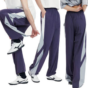 Comfortable Canvas Sweat Pants Men's Custom Outdoor Casual Mid <b>Elastic</b> Drawstring Wide Leg Baggy Loose Oversized Fleece 100% - Product Image 6