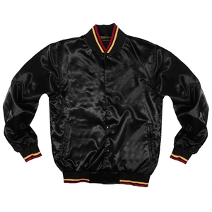 2025 Customized Casual Men's Varsity Jacket with <b>Stand</b> Collar and Front Logo 100% Cotton Breathable Winter College Style - Product Image 4