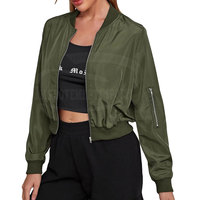 Vente en gros blouson aviateur Fashion Wear pour femmes blouson aviateur avec logo personnalisé et dernier design pour femmes