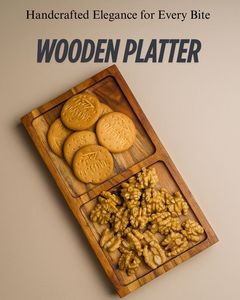 plateau de service en bois - Product Image 5
