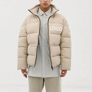 Manteau d'hiver pour hommes personnalisé Streetwear imprimé veste en duvet chaud épais bulle doudoune grande taille vestes pour hommes - Product Image 1