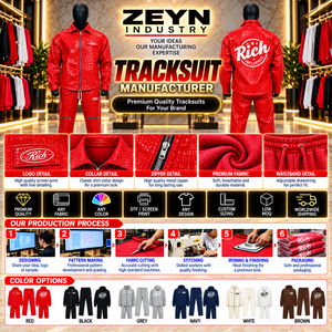 Chándal con Capucha Impermeable para Hombre, Ecológico, 100% Algodón, Estampado con Patrón de Piel de Serpiente Roja, Manga Larga, Ropa de Calle para Invierno - Product Image 4