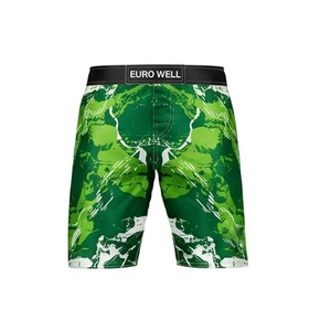 Pro Sublimated Solid Combat Apparel <b>High</b> Performance MMA Shorts Reinforced Stitching Athletic Trunks Grappling Boxing Breathable - Product Image 5